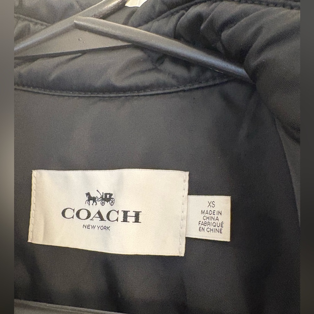 Coach women Quilted black Jacket - Picture 4 of 11